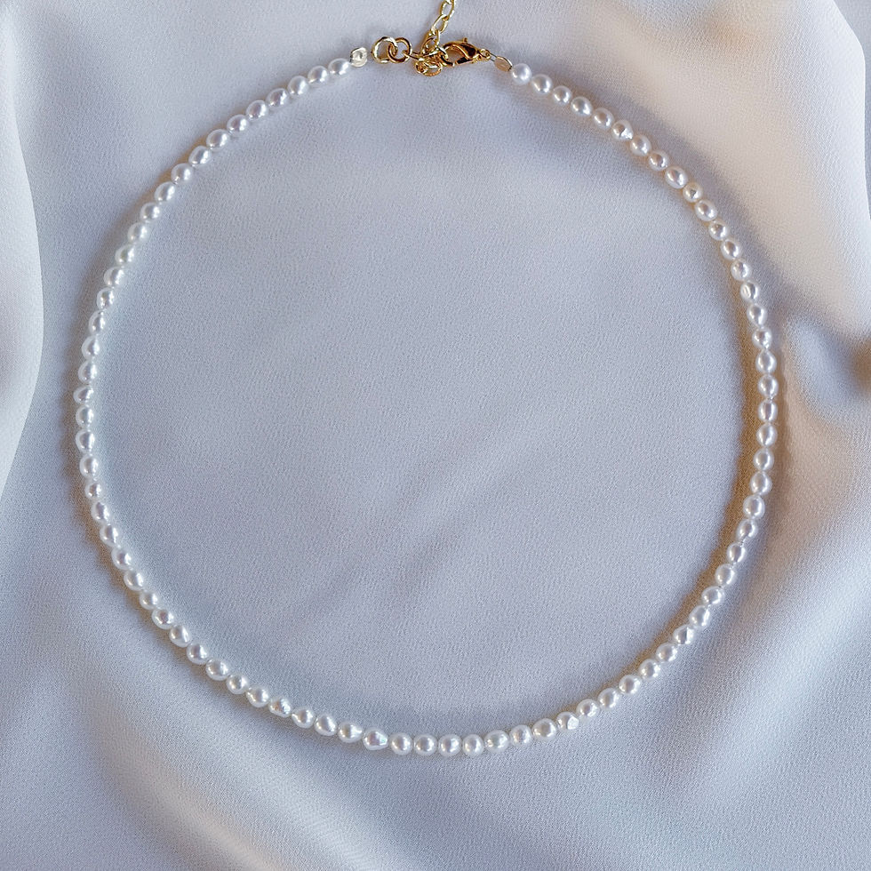 תמונה ממוזערת: Rice Pearls Necklace