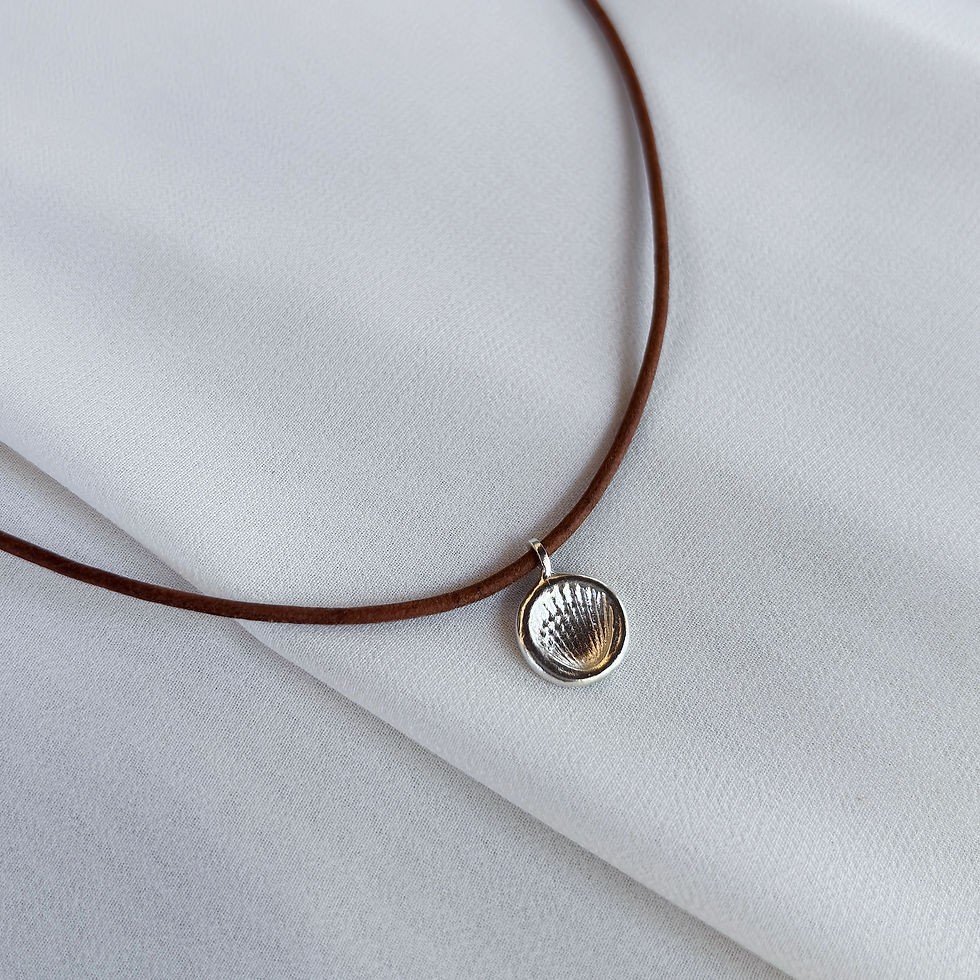 תמונה ממוזערת: Sharons Leather Necklace 