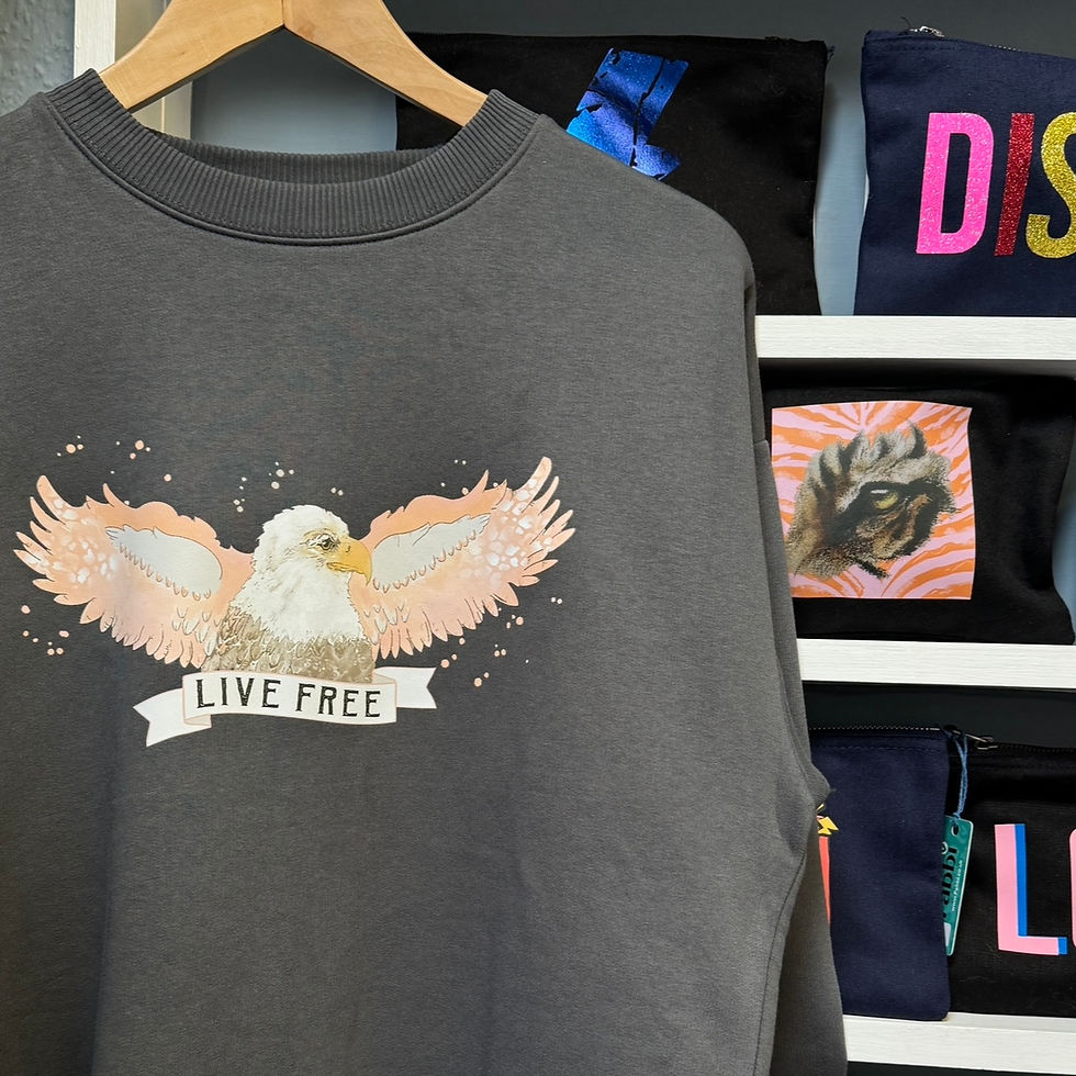 Thumbnail: Grey Eagle 'Live Free' sweatshirt
