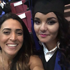 Nadia Veronica with Julia her school Rep