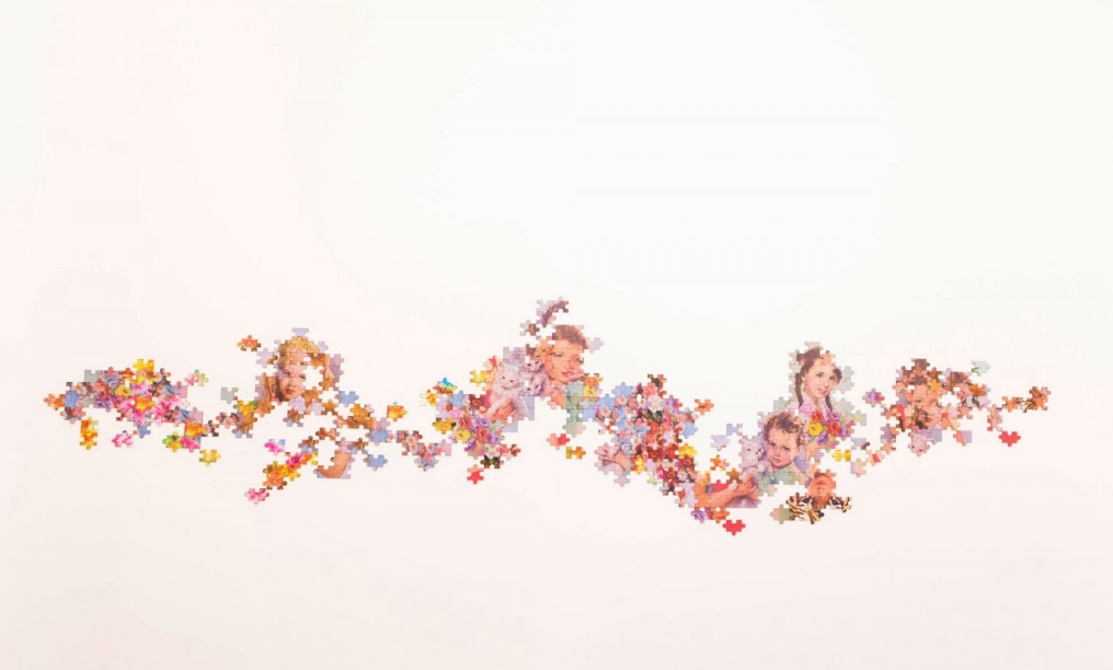Crianças e flores