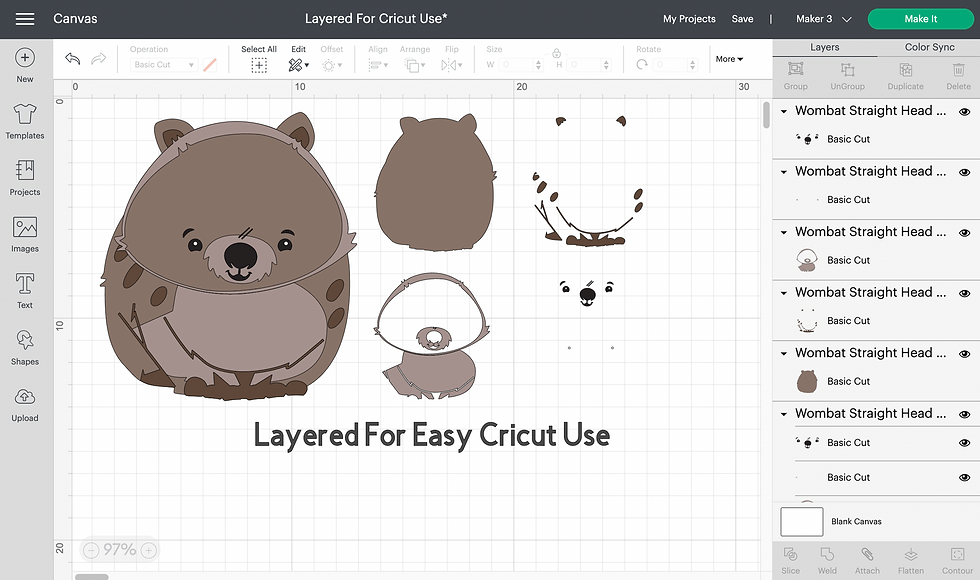 Thumbnail: Unleash the Aussie Spirit: Ultimate Bundle of 5 Adorable SVG Australian Animals