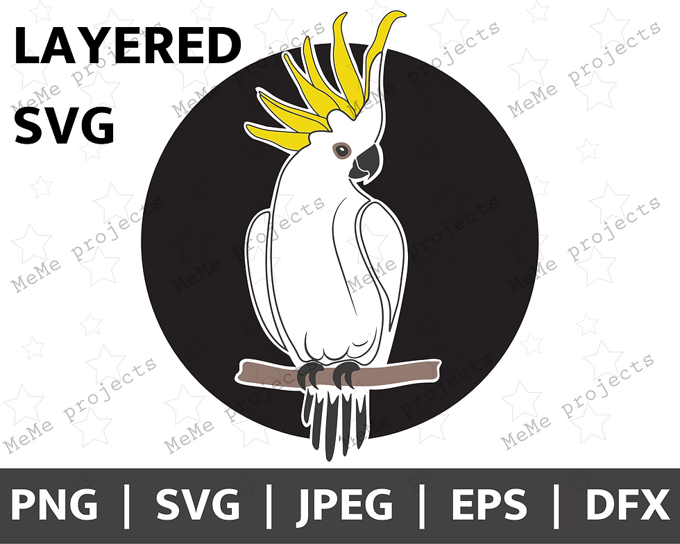 Thumbnail: Australian Bird Bundle | Galah | Cockatoo | Magpie | Kookaburra | Layered Birds