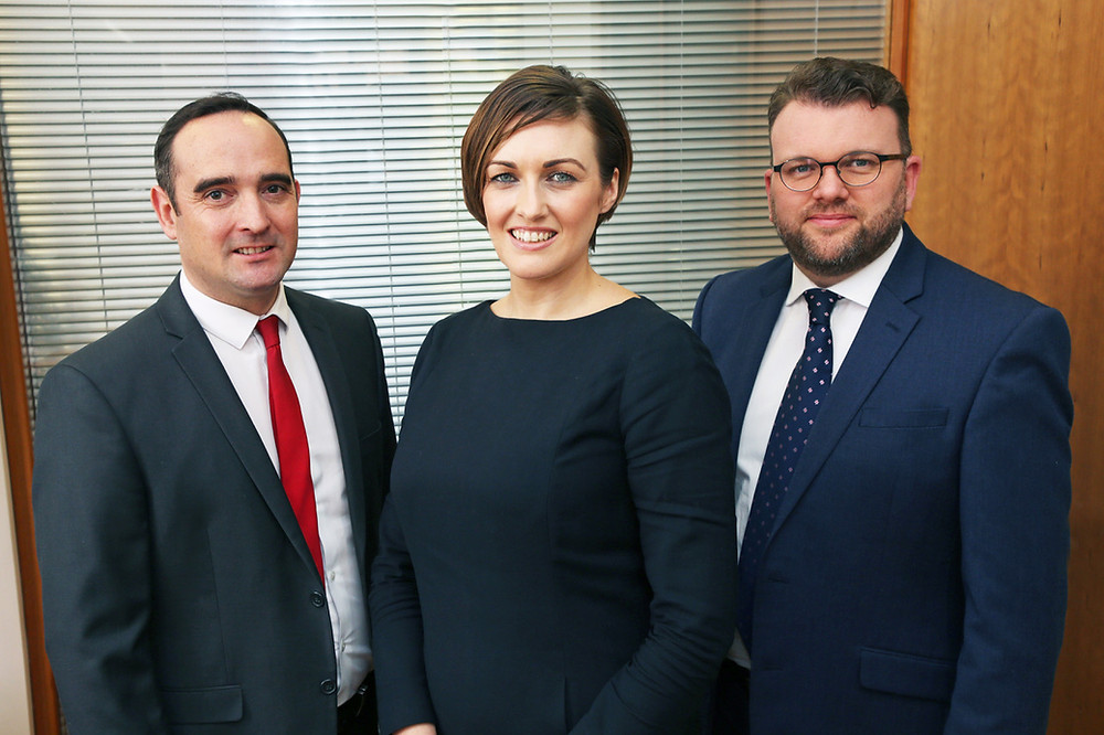 (L-R) Tom Crier, Natalie Tansey and Mark Hopley.
