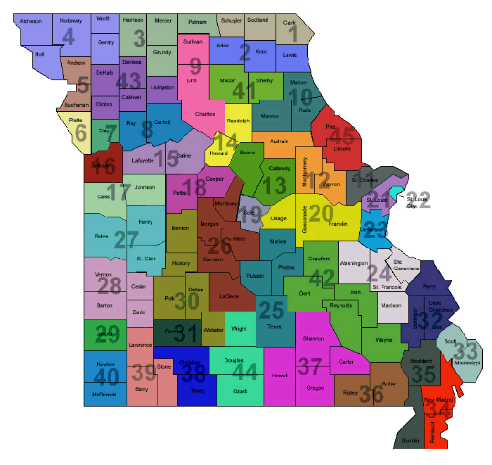 Missouri Bond Association Judicial Map