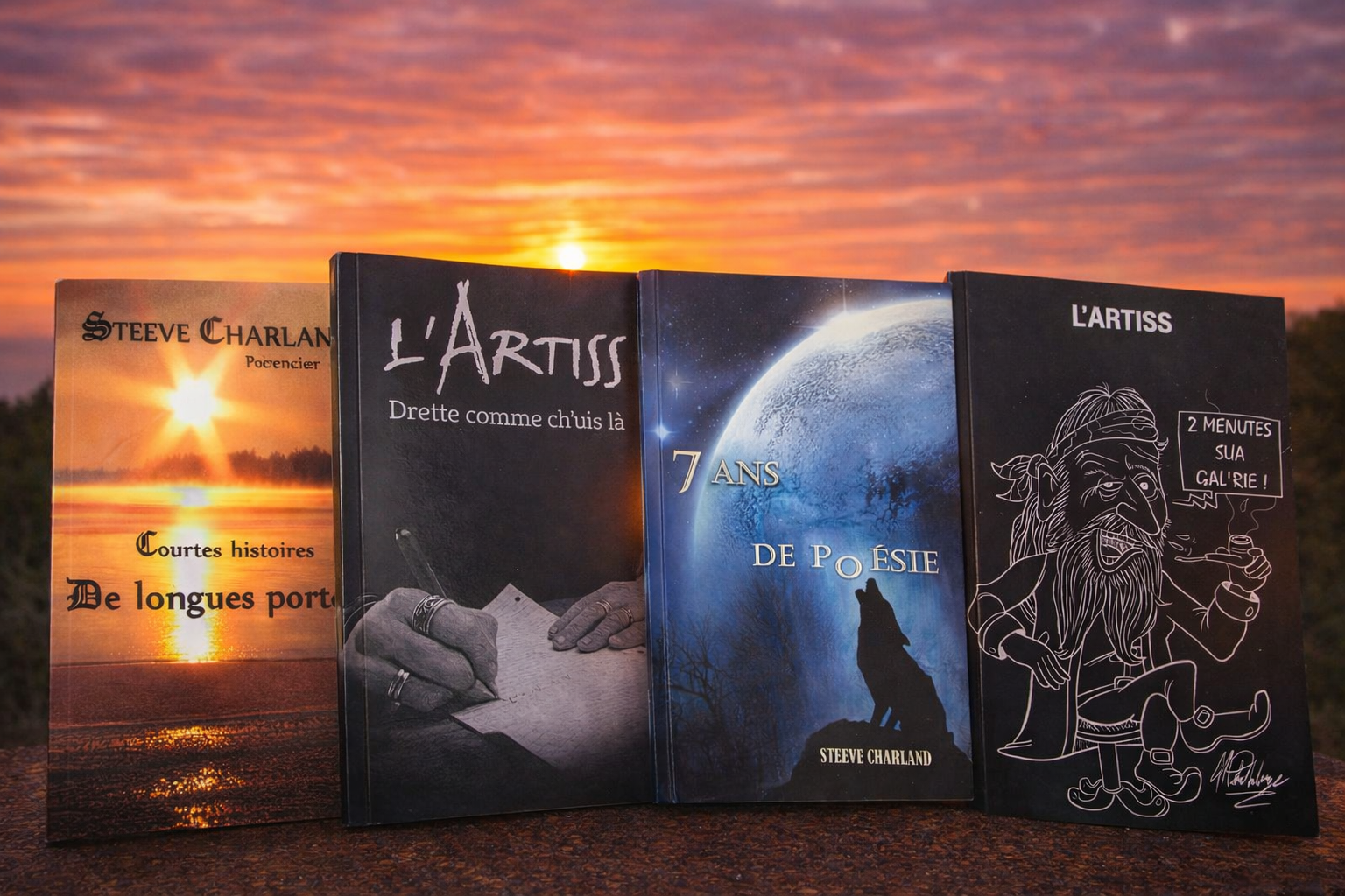 Mes 4 premiers recueils!