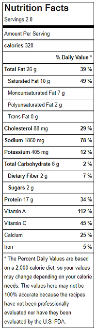 Teriyaki chicken with shiritaki noodle bowl nutritional facts.PNG