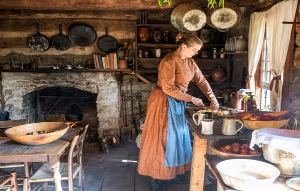 American frontier kitchen