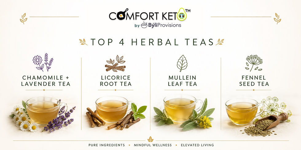 ✨ Sip to Heal: Top 4 Herbal Teas That Curb Cravings, Aid Sleep, Support Lungs, and Soothe Hunger