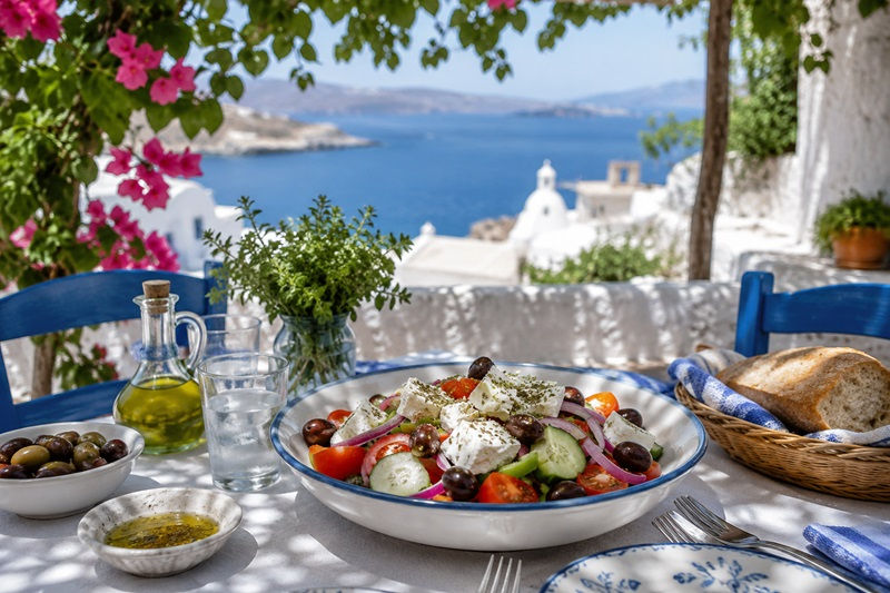“Kali Orexi” (Bon Appétit) — and Pass the Greek Salad!
