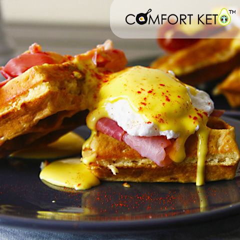 🧇🍳Waffle Meets Benedict — A Keto Convergence of Liège and London Flavors