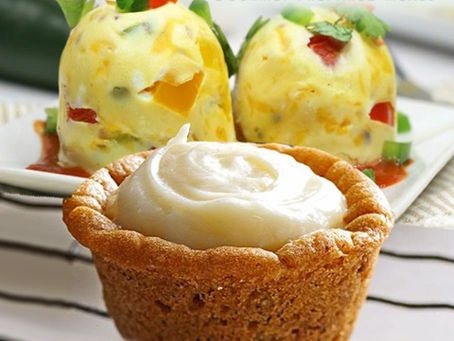 The Great French-NY Fusion: Sous-Vide Egg Bites & Snickers Cheesecake Cookie Cup