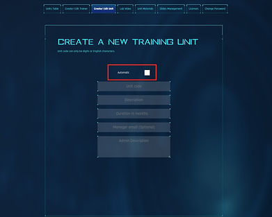 Cyberium Arena Trainer Interface - Create Auto-Mode Unit