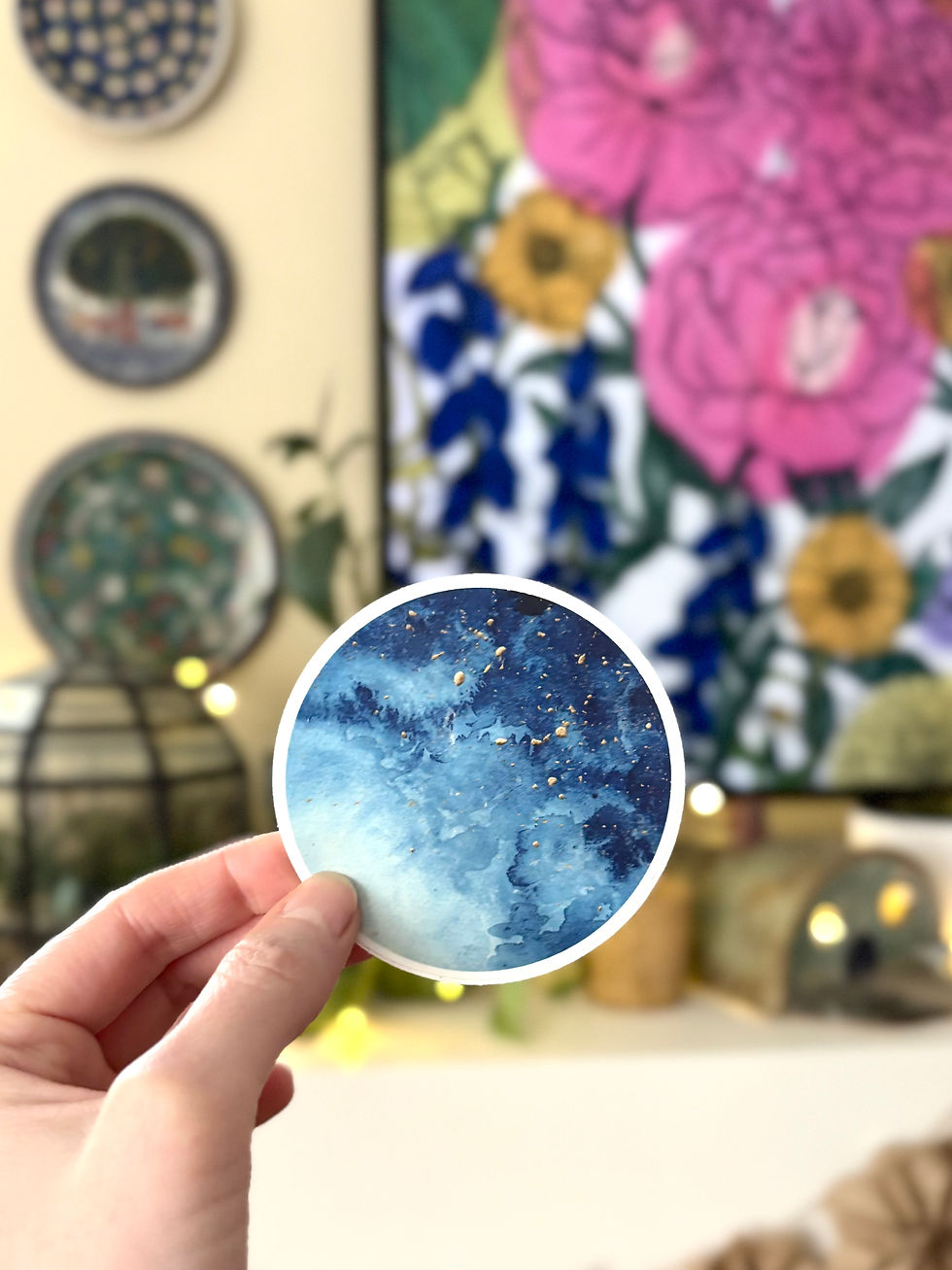 Thumbnail: Blue Moon Vinyl Decal
