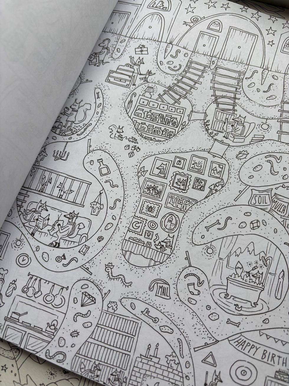 Thumbnail: Field, Fox, and Forest: A Coloring Book