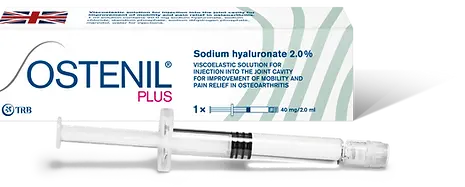 Hyaluronic acid injection Ostenil used for joint support