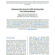 ANALYZING URBAN AREAS FOR UAM: DERIVING VALUE FROM EXISTING HELIPORTS