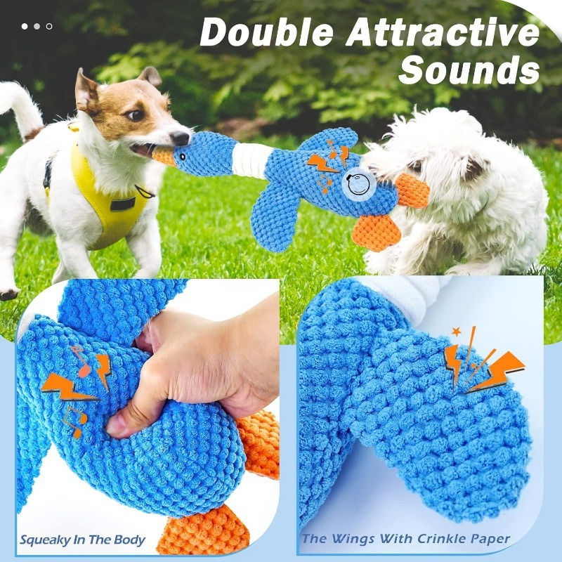 Miniatura: New Indestructible Cat Dog Toys for Aggressive Chewers Cats Dogs,Chew Squeak Toy