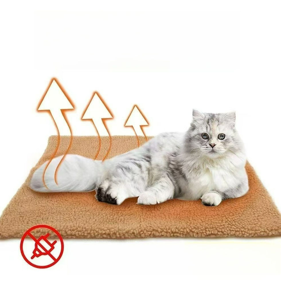 Miniatura: Self Warming Cat Bed Heating Cat Dog Mat Extra Warm Thermal Pet Pad for Pets wit