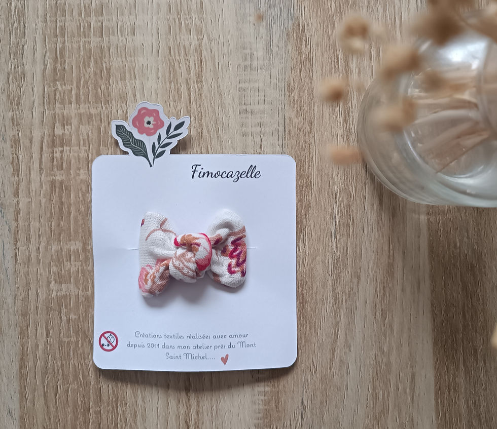 Barrette anti-glisse " Lucie"