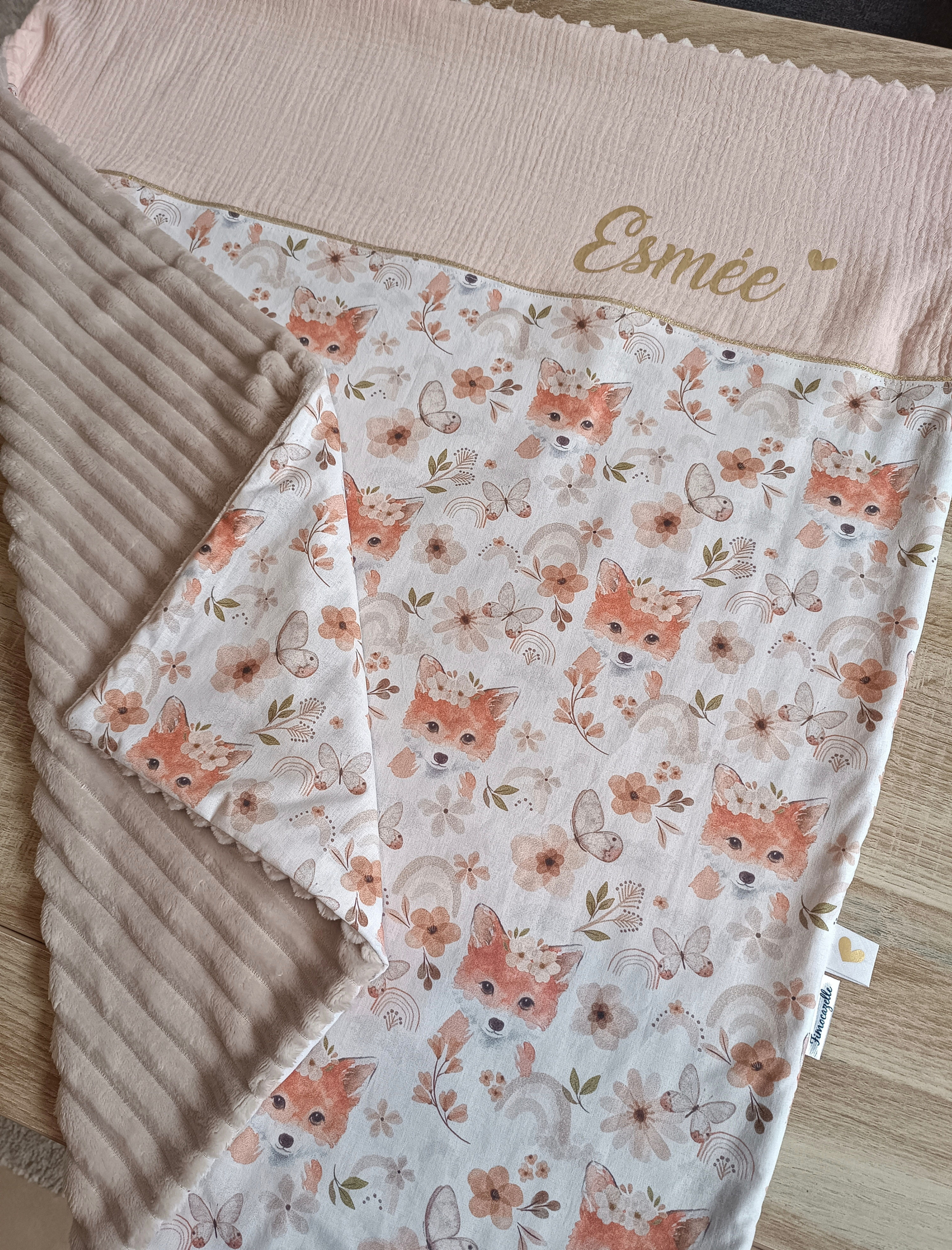 Couverture bébé - SUR COMMANDE
