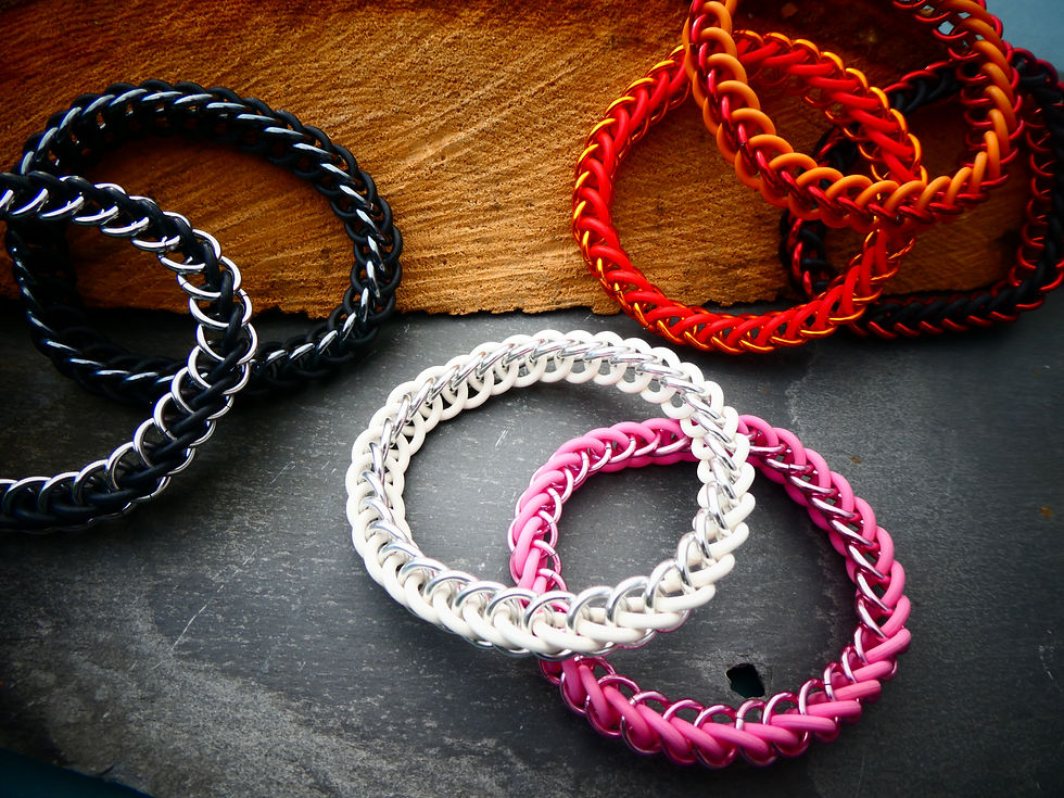 Thumbnail: unisex half persian bracelets in various colours