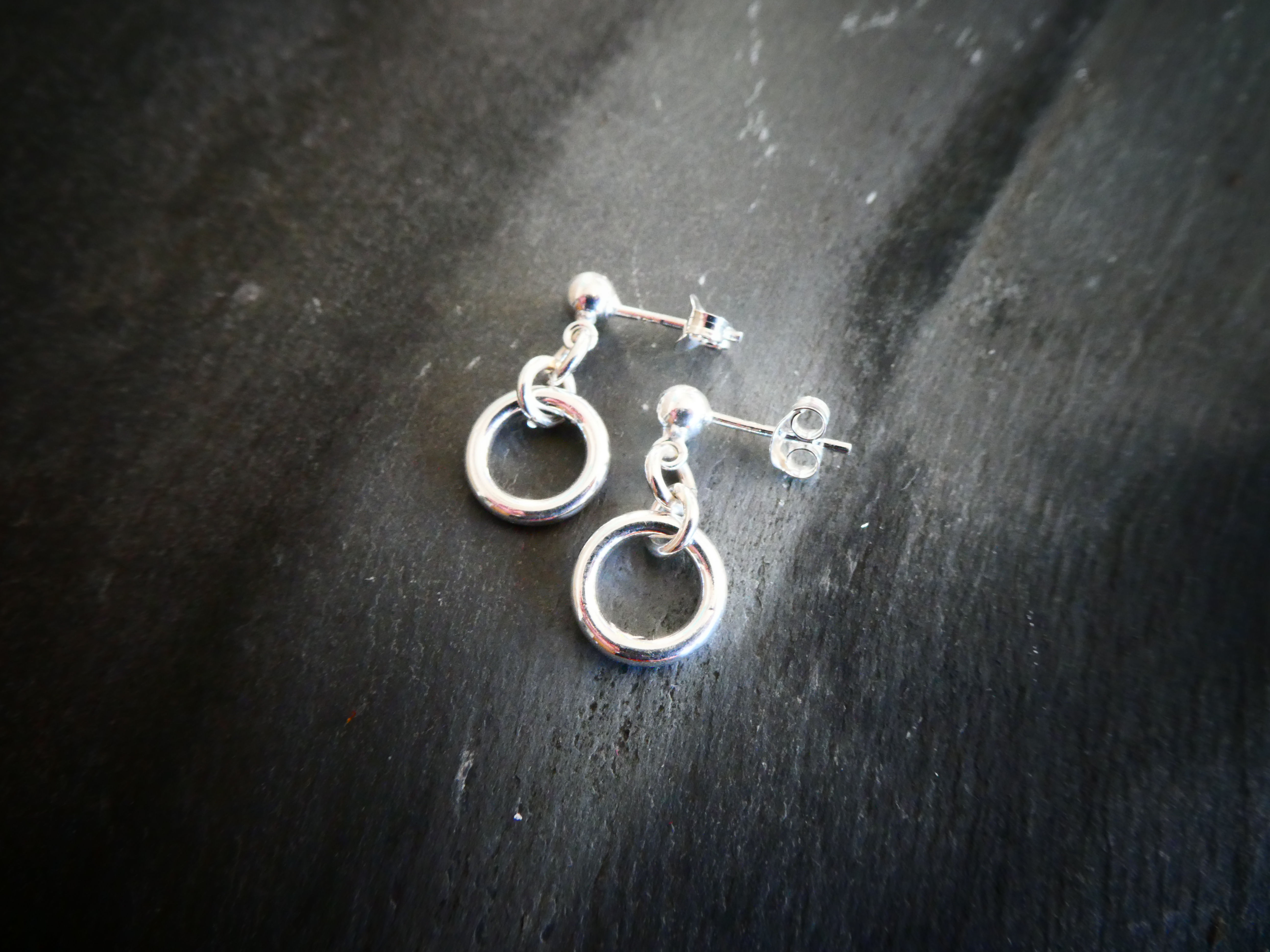 Mini Circle Earrings