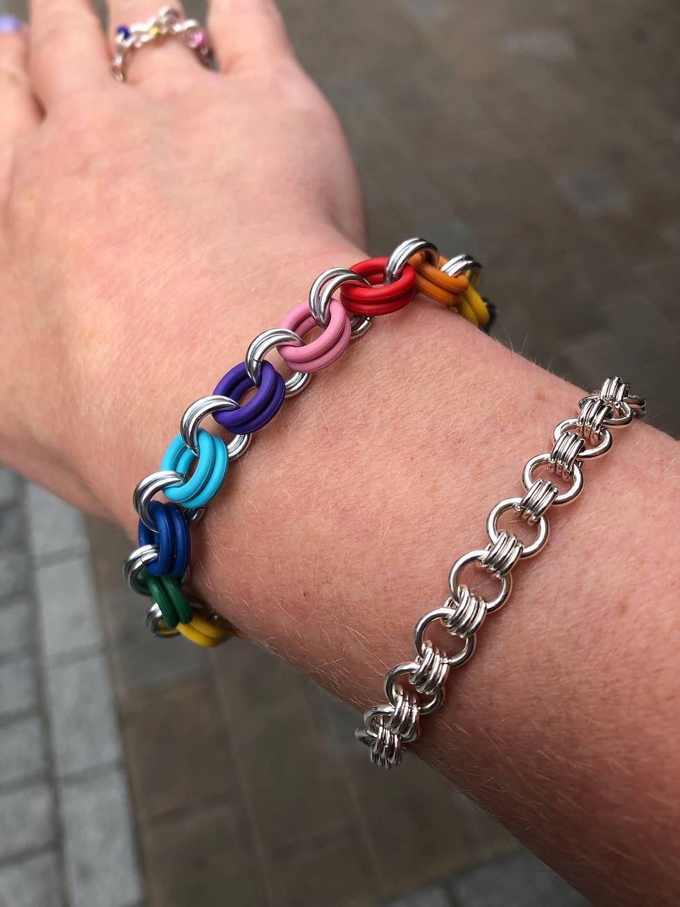 Thumbnail: Rainbow Chromatic Sylph Bracelet