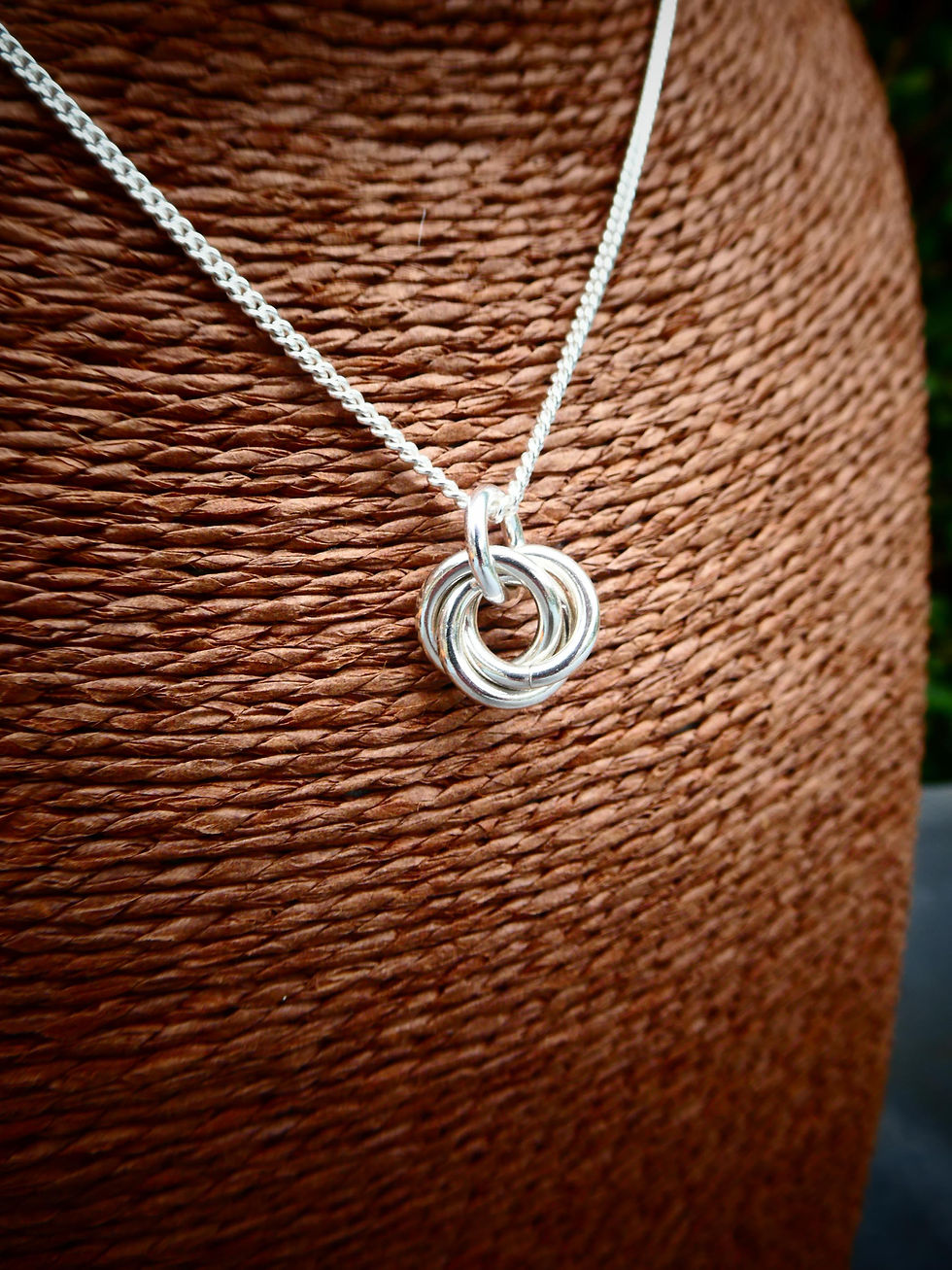 Thumbnail: sterling silver trinity rings, russian rings pendant