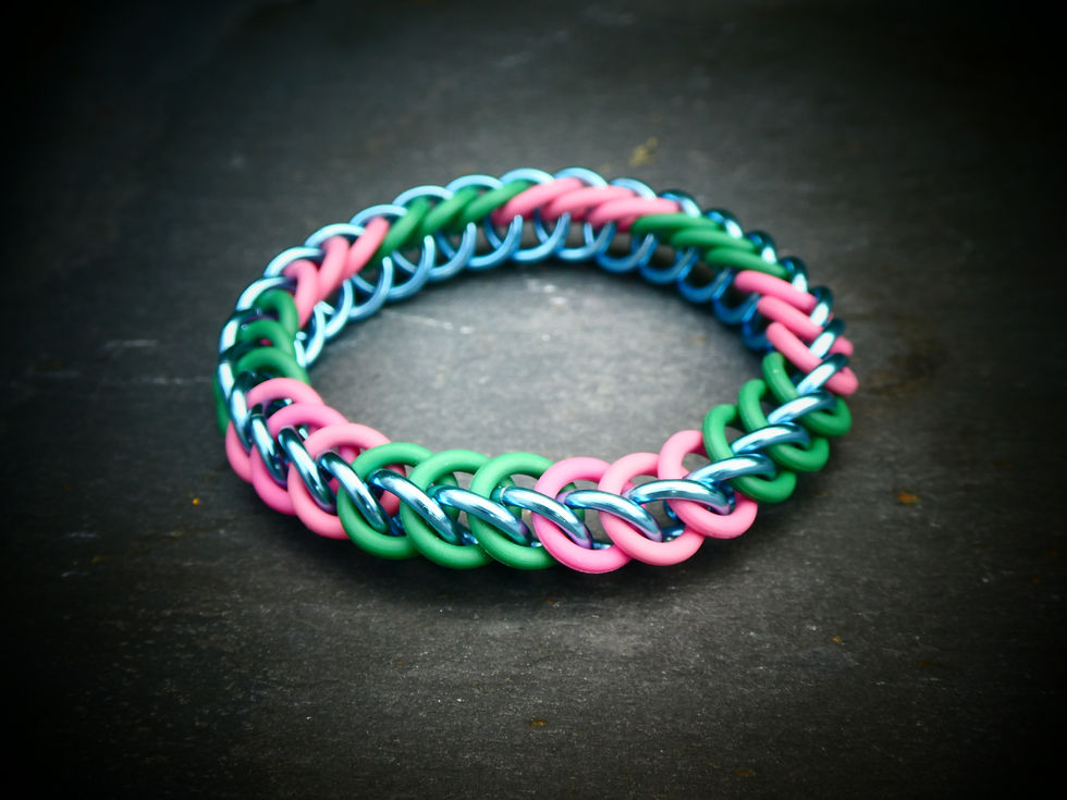 Thumbnail: unisex colourful bracelet in many colours