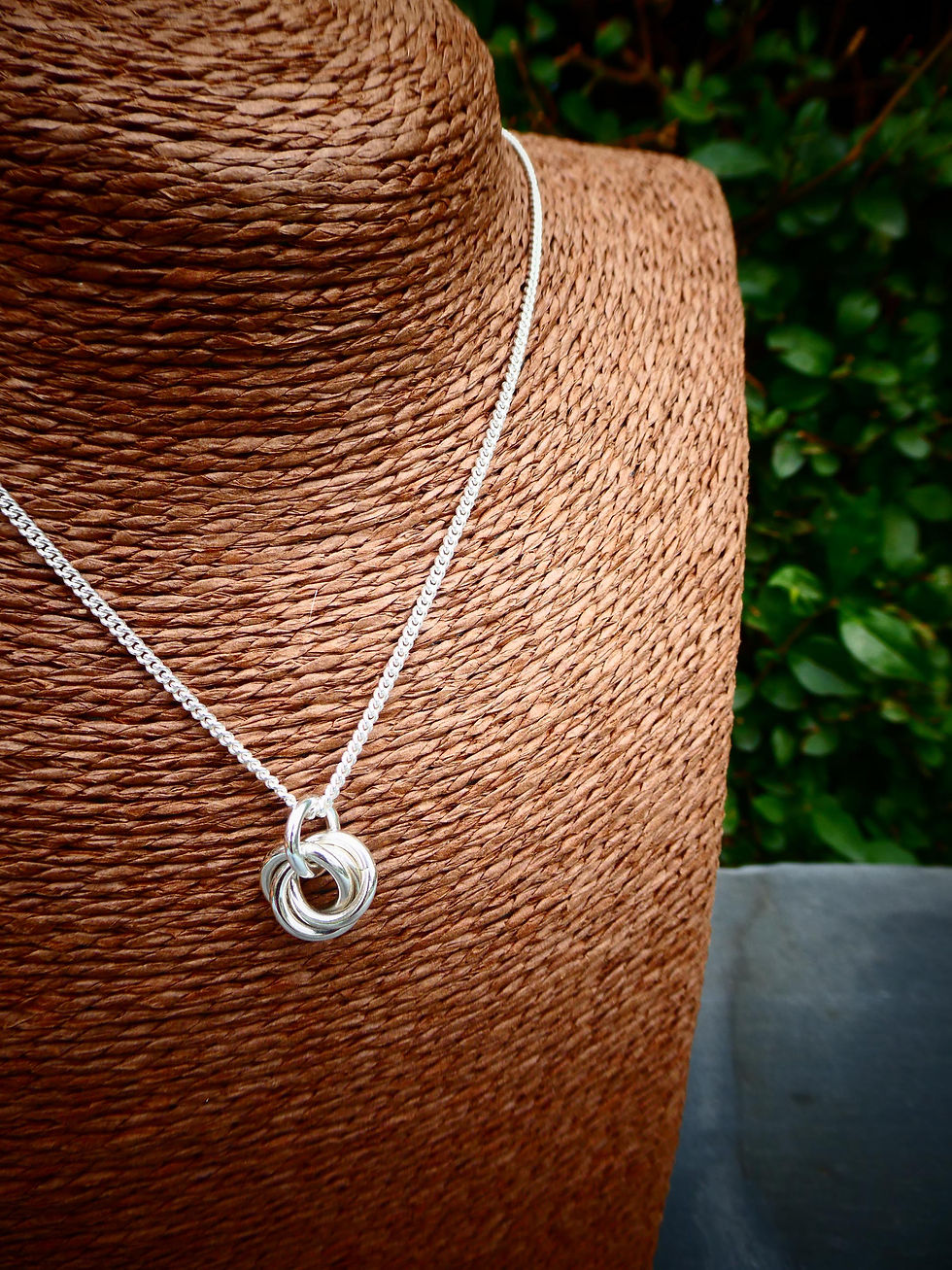 Thumbnail: sterling silver trinity rings, russian rings pendant
