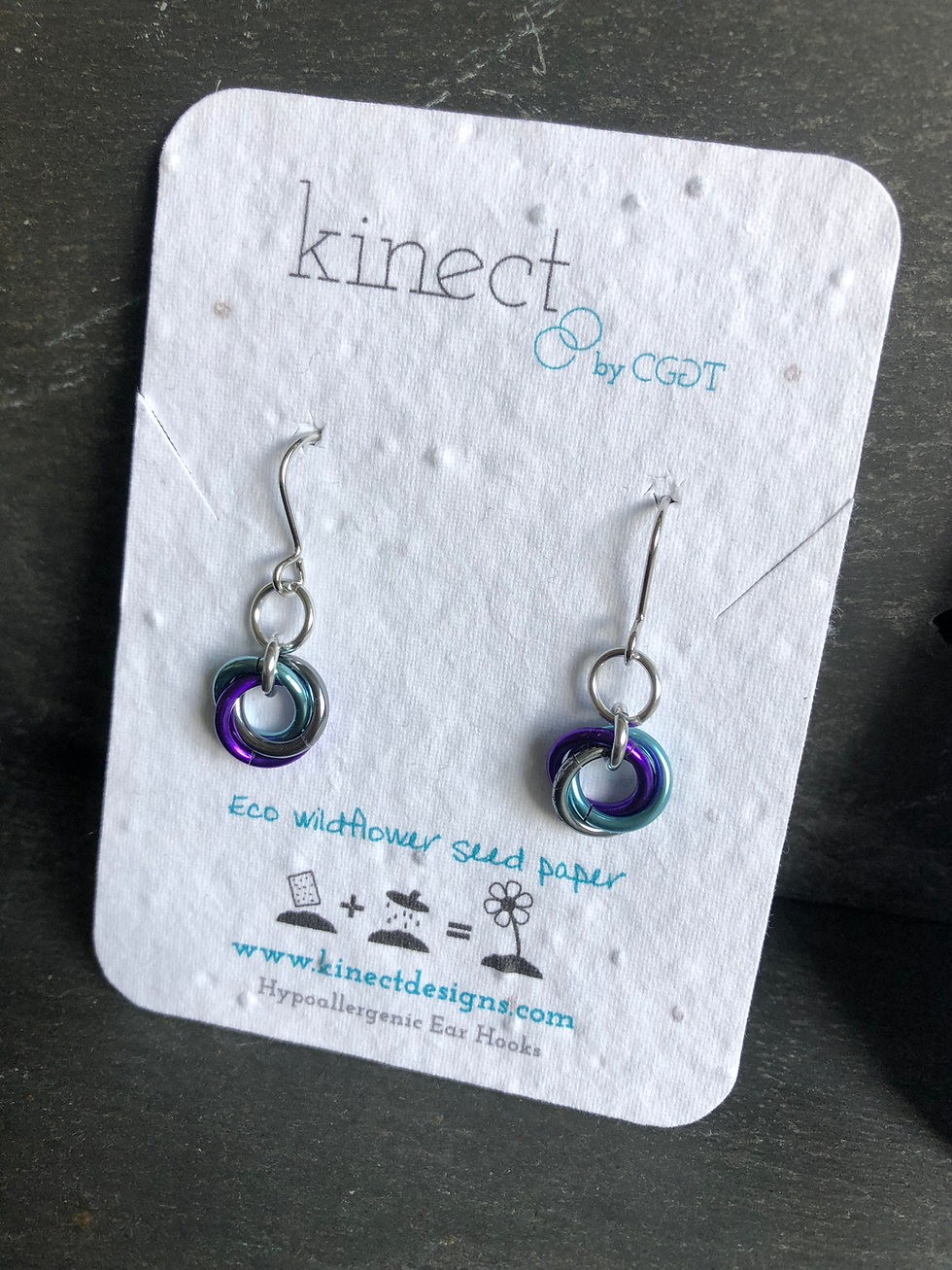 Thumbnail: Chunky Boho Mobius Earrings