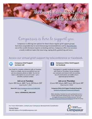 Compassus Offers Grief Support Open to Anyone