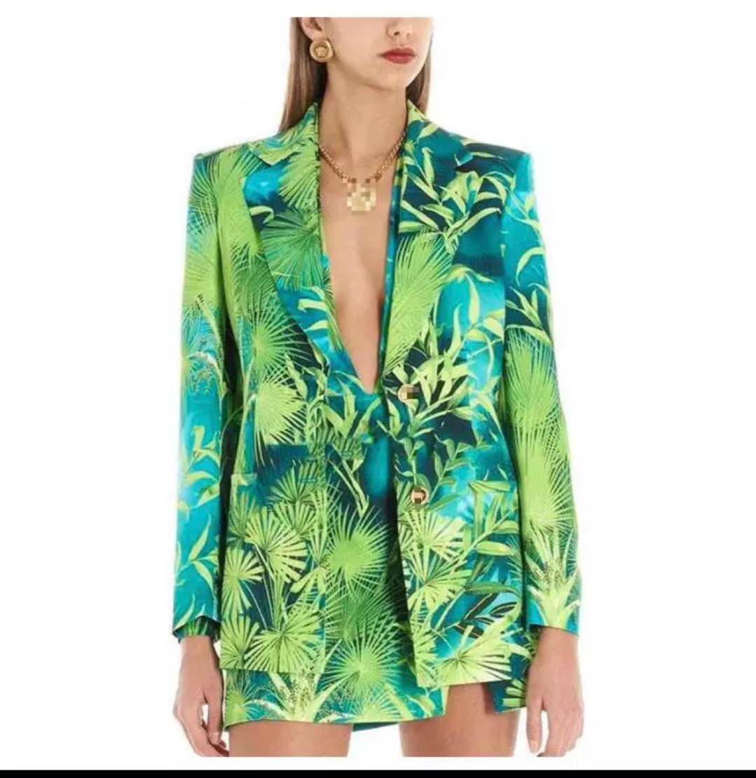 Versace green jungle blazers | Sydney 