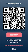 QR Code doação para a Creche Pequeno Lar