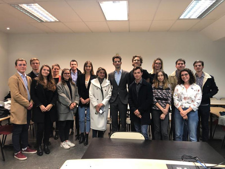 Rencontre avec Madame Sophie SABRAN