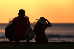 Sunset Silhouette - Mike Bellchambers - Street Photography