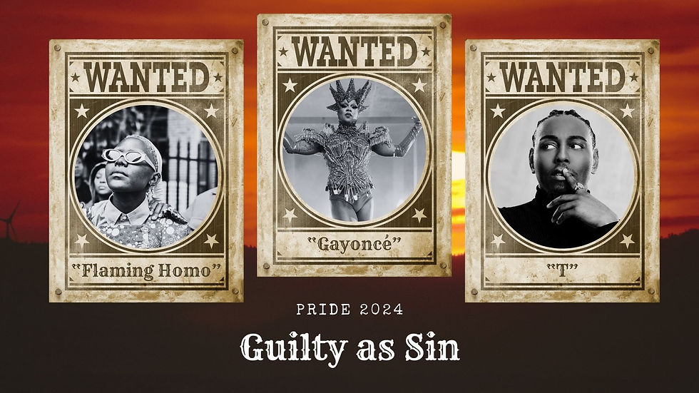 Thumbnail featuring black and white "wanted" posters of Terrell Grice, Todrick Hall, and Papa De.