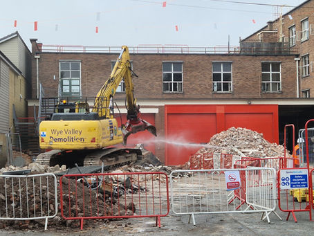Hereford Fire Station demolished in readiness for £14m upgrade