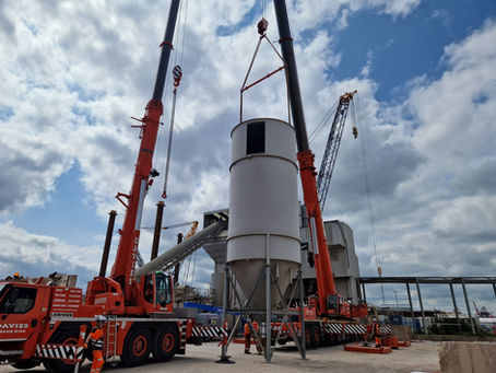 Concrete plant taken down by Demolition experts