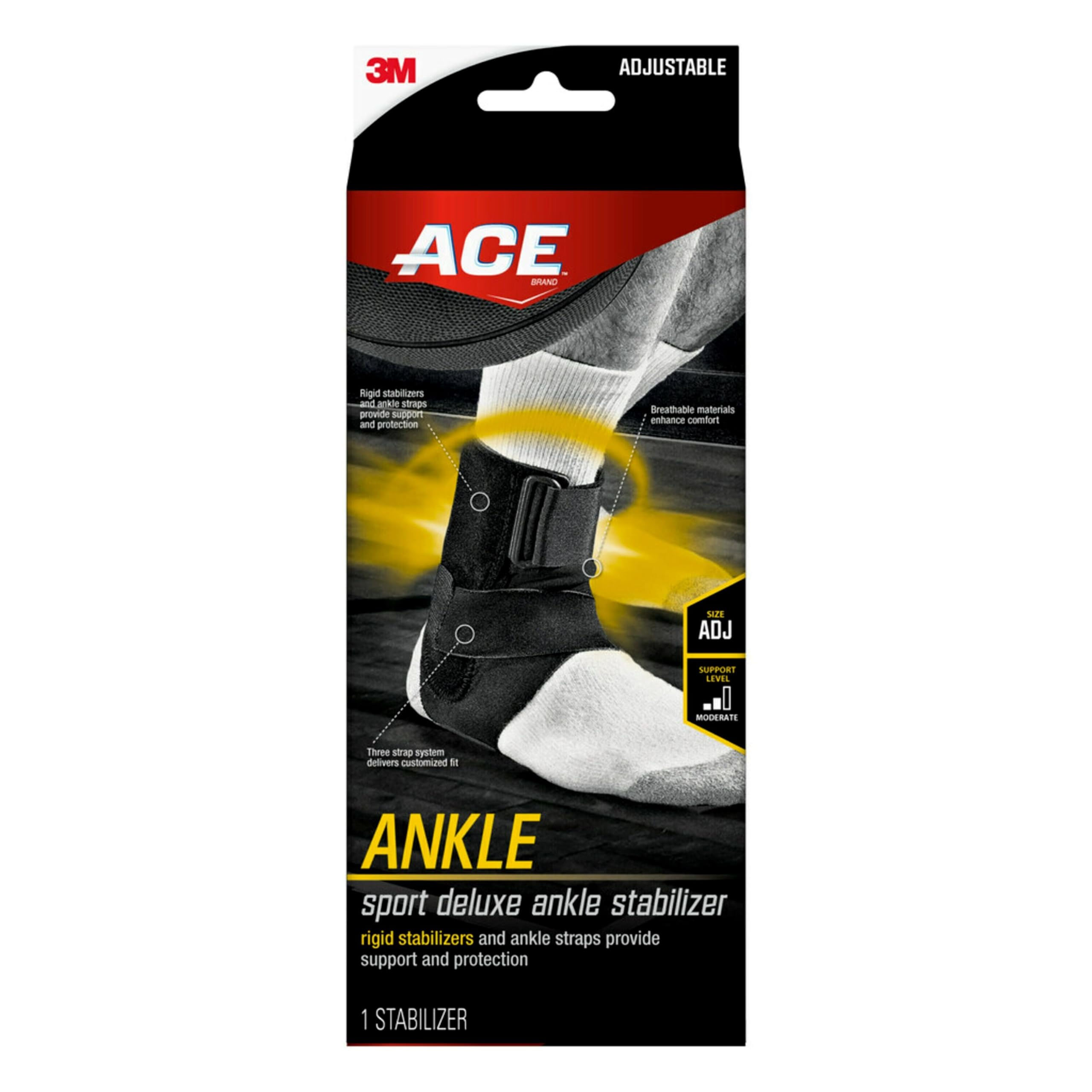 ACE Sport Deluxe Ankle Stabilizer Adjustable