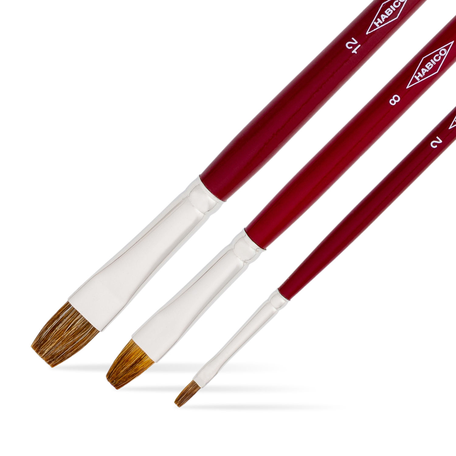 Oil painting brush, ox hair, flat – HABICO type 210