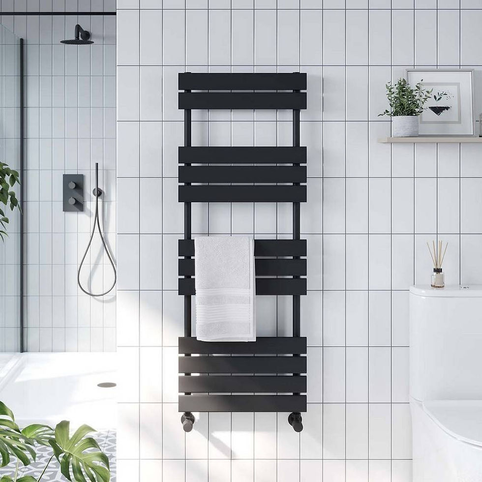 LIFE TOWEL RAIL, ANTHRACITE.. CHOOSE SIZE