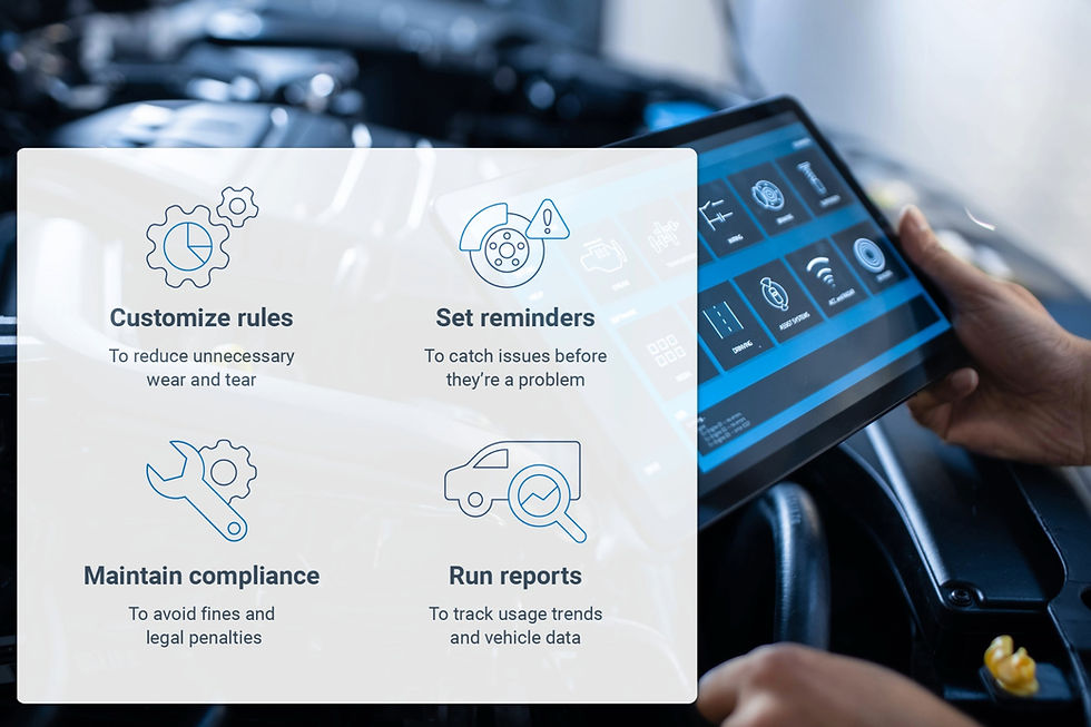 Map with unit statuses and alert cards