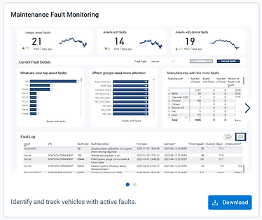 Geotab Engine Fault Monitoring