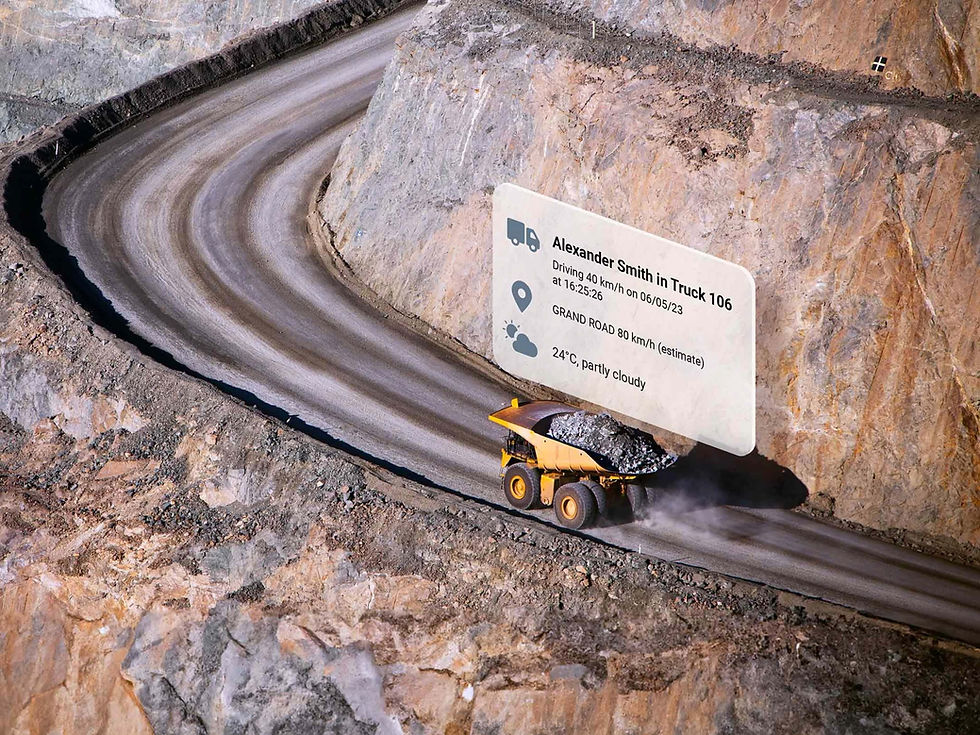 Geotab GO RUGGED live tracking map view for yellow iron equipment from GPS Fleet Management Solutions