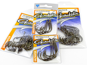 GOOD GEAR - GAMAKATSU INLINE BIG BAIT CIRCLE STRAIGHT EYE HOOKS
