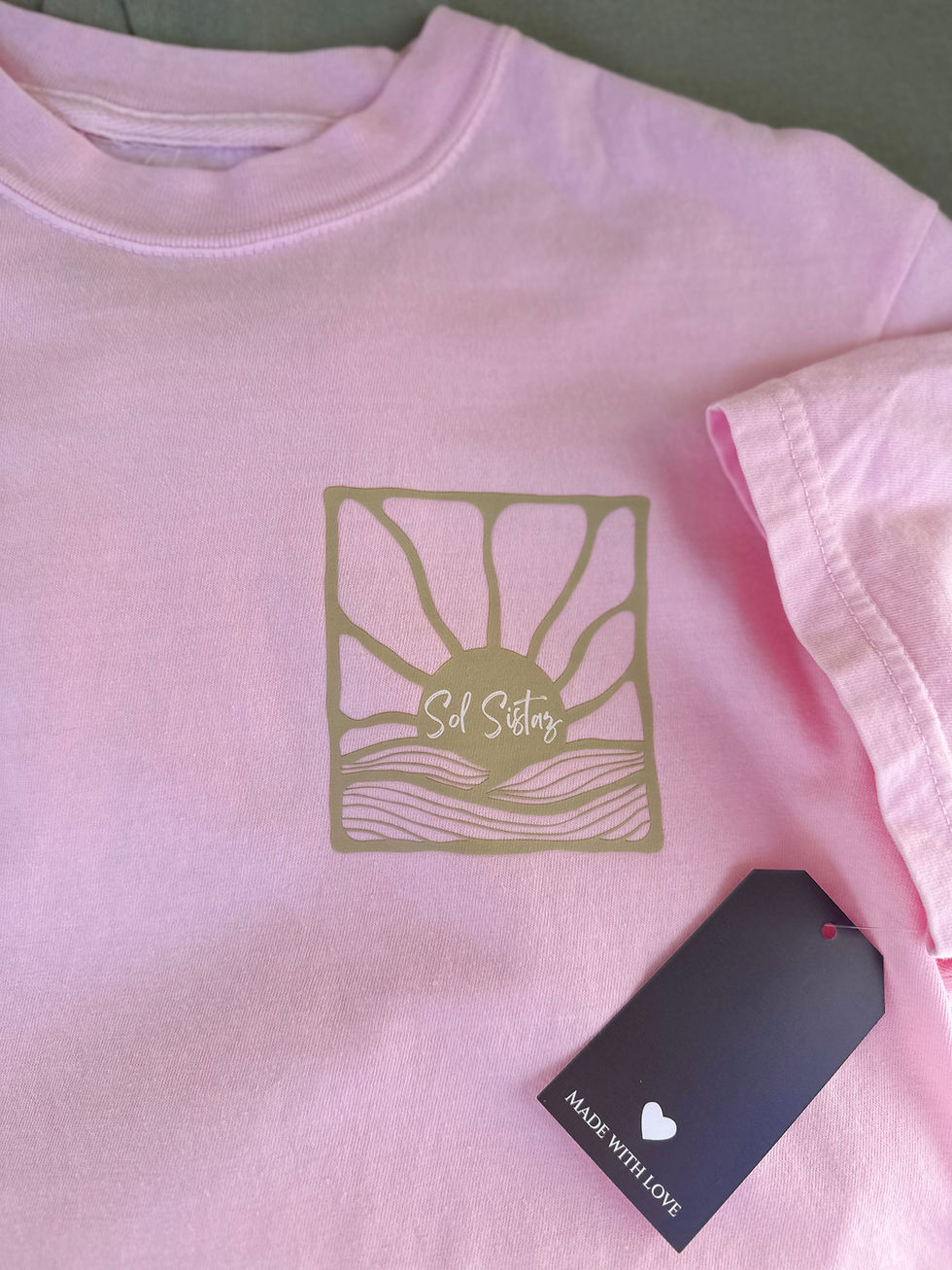 Thumbnail: Peachy & Pink Vintage Sunset Tee's