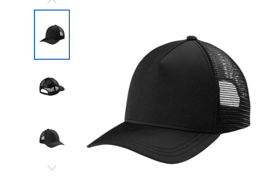 Thumbnail: Black Cactus Trucker Hat