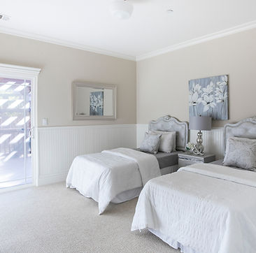 二つのベッドのベッドルーム